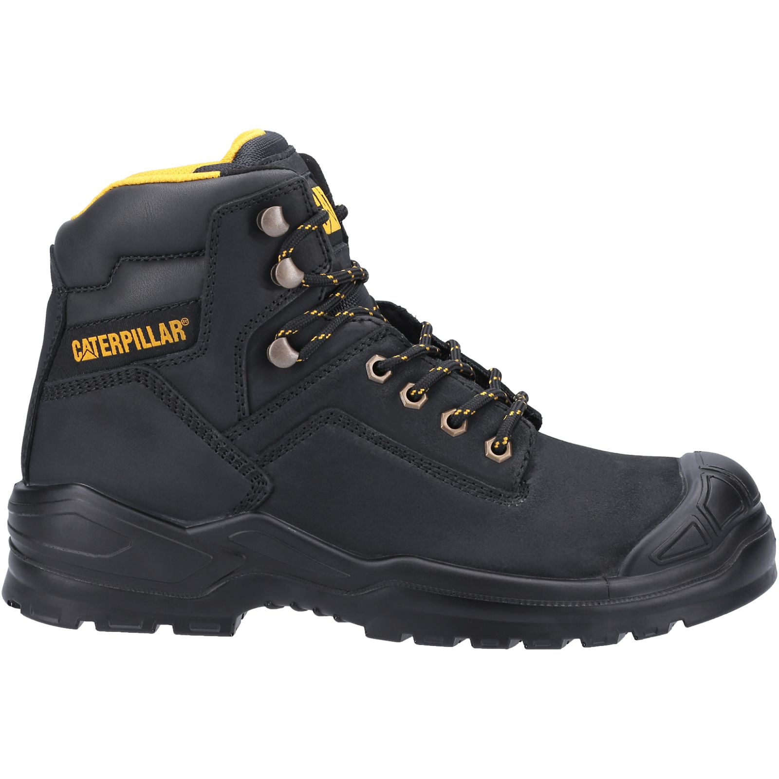 Men's Caterpillar Striver Bump Steel Toe S3 Src Work Boots Black Ireland PNUQ75126